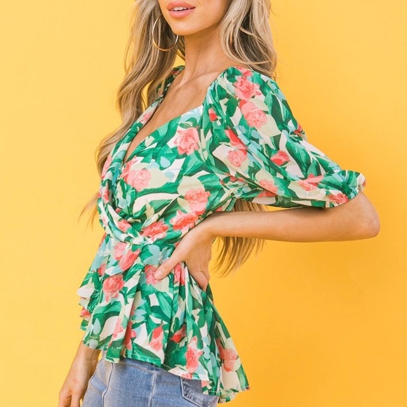 Spring peplum blouse - Picture 4 of 4